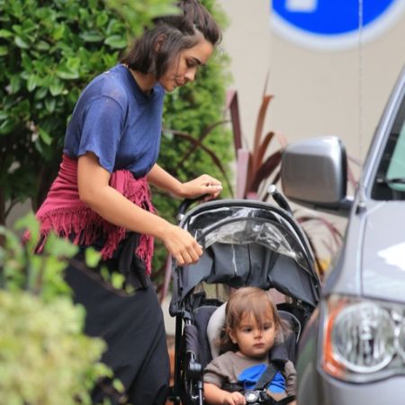 Shannyn and her son getting into car
